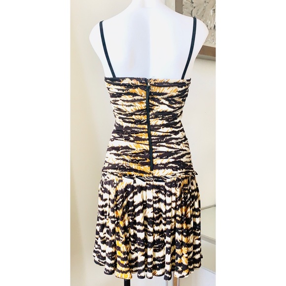 Dolce & Gabbana Tiger Print Fit & Flare Mini-Dress - Picture 4 of 8